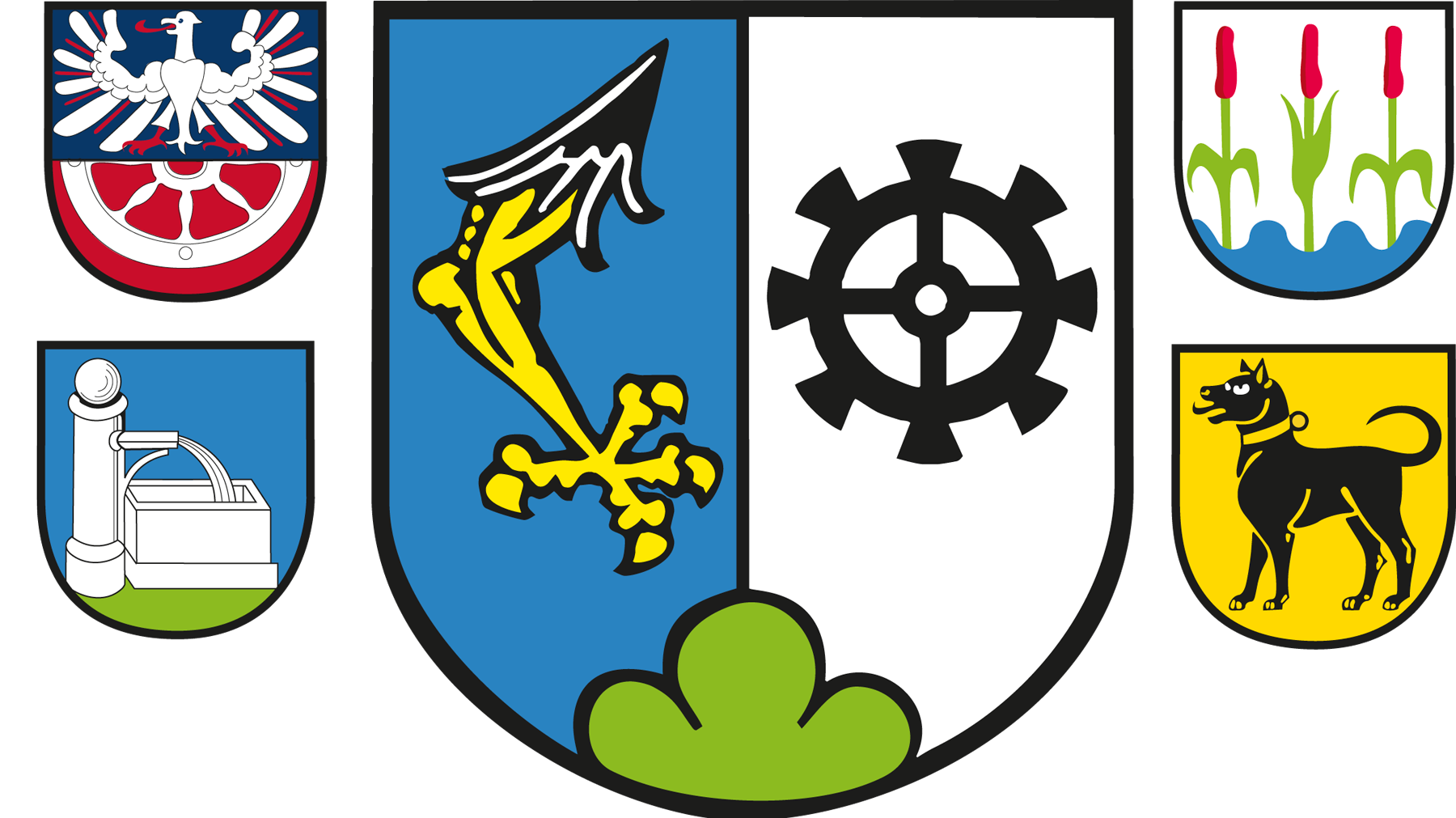 Wappen mit Teilorten Möckmühl